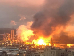 臺灣一煉油廠突發爆炸